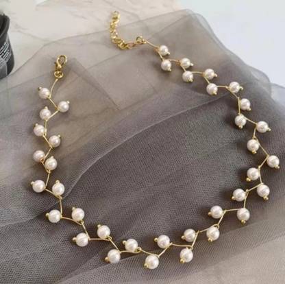 Sterling Silver Plated Alloy Choker
