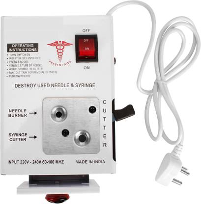 DARSHMOTI Needle Cutter And Syringe Destroyer Needle Burner