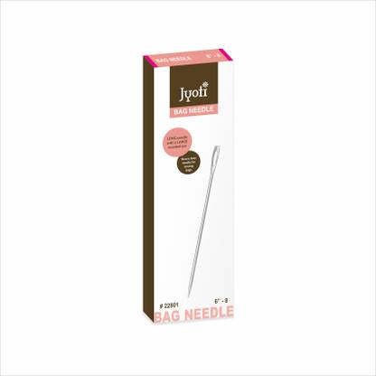 Jyoti Bag Hand Sewing Needles Size 6" - 8, Larger & Thicker Base, Sewing Canvas & Bag Hand Sewing Needle