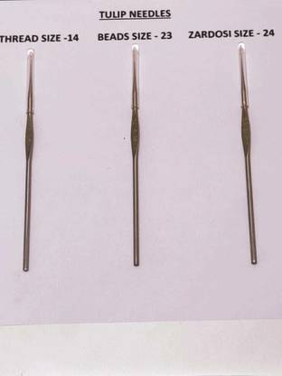 AWESOME STORE Aari Embroidery Needles for Beading and Embroidery 14.23.24 NO Hand Sewing Needle