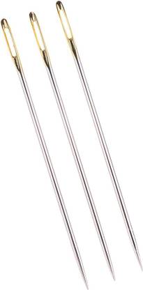 Calandis Pack of 3 Thick Big Eye Sewing Needles Embroidery Needles Hand Sewing Hand Sewing Needle