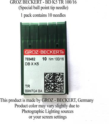 Groz-Beckert TR DB - 100/16 Machine Sewing Needle
