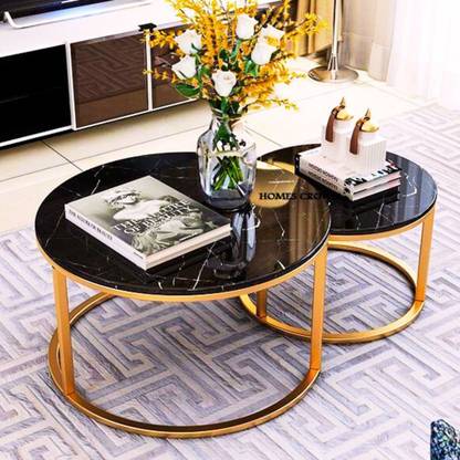 casaandsaca Modern Coffee Table - Space-Saving and Stylish Living Room Office Furniture Engineered Wood Nesting Table