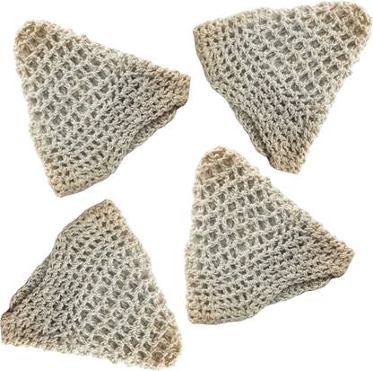 MSS Carrom Board Pocket Net Standard size 4 Pieces Set. Carrom Net