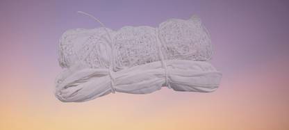 clickon DD-456 Nylon Volleyball Net Pack of 1 Net Volleyball Net (White) Volleyball Net