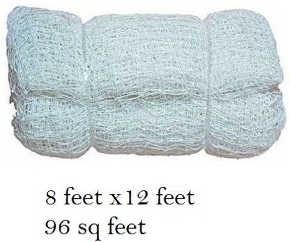 HouseOfCommon 12 Foot X 8 Foot In 96 Sq.Ft White Color Camping Camping Net (White) Camping Net