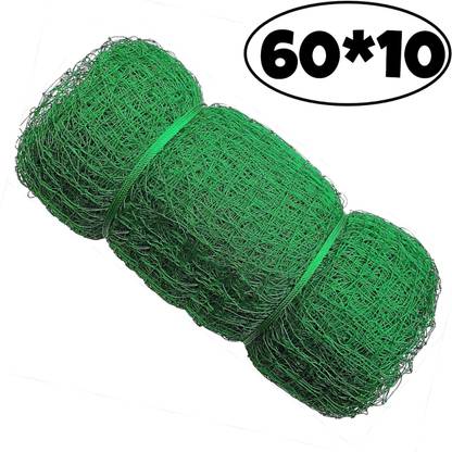 I2SERVICES Professional Cricket Boundary Net – Tough Nylon for Training (Green, 60*10 Ft) Cricket Net