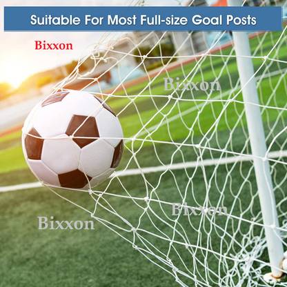 Bixxon FBG-231 GOAL POST PREMIUM QUALITY(White) Football Net