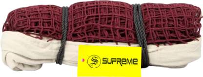 Supreme Badminton Net Cotton (Heavy) For Tournament Qlty. (Pack Of 1) Badminton Net