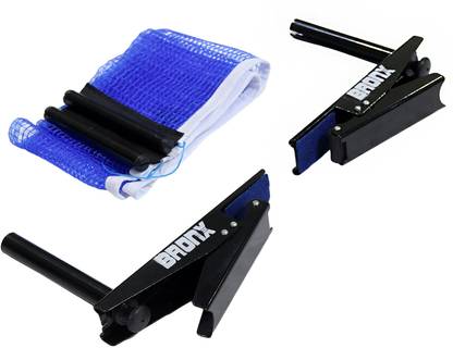 Bronx Table Tennis Net Set with Retractable Clamps Professional, Table Tennis Net