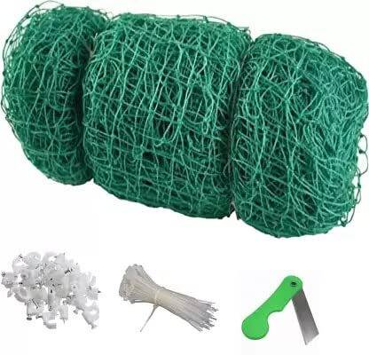 Geon Nylon bird net green 10X10 pack of 2 ( 0.85 Thickness ) Bird Net