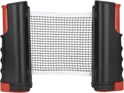 ArrowMax Retractable Table Tennis Net Adjustable Length and Push Clamps – Portable Table Tennis Net