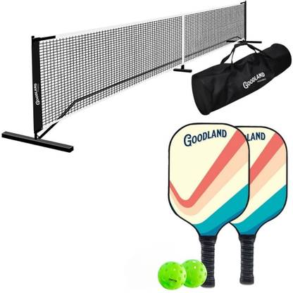 goodland Pickleball Play Set Carbon Fiber With Net (CHELSEA) Tennis Net