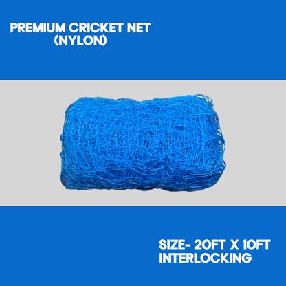 clickon Cricket Practice Net Ground Sports Blue Colour (20*10 Feet) Cricket Net (Blue) Cricket Net