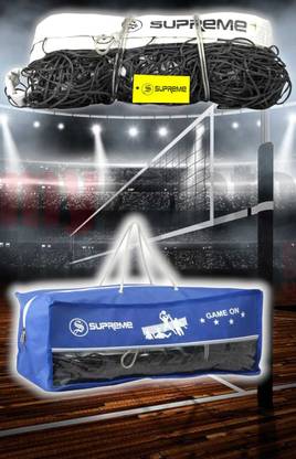 Supreme Volleyball Net Nylon (Yodha) Heavy Duty Professional Net With Iron Wire Volleyball Net