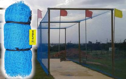 Supreme Cricket Net-04 Box Type Net Half Pitch (25 ft X 10 ft Box Size)--(Pack Of 1) Cricket Net