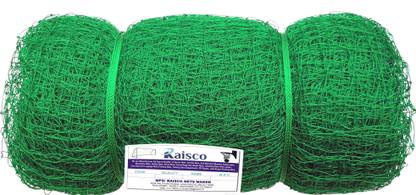 RAISCO Nylon 40x10 Feet Ground Boundary And Practice Cricket Net