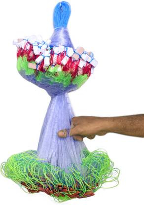 MS NET 1" FINGER 35"MM FISHING NET, SMALL HEIGHT 3" FEET, LENGHT 50 TO 60 FEET Fishing Net