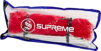 Supreme Badminton Net Nylon For Regular Play 4 Side Tape(Pack Of 1) Badminton Net