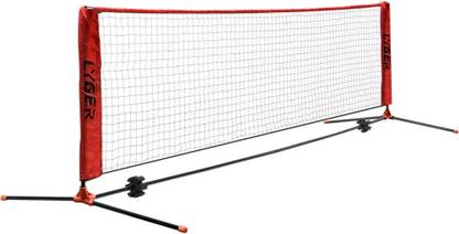 LYGER Portable Mini Tennis Net, Outdoor, With Foldable Stand Pole With Carry Bag Tennis Net
