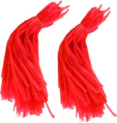 S Mark Packing Net Poly Mesh Pouches Expandable for Fruits, Vegetables | (200pcs) | Badminton Net