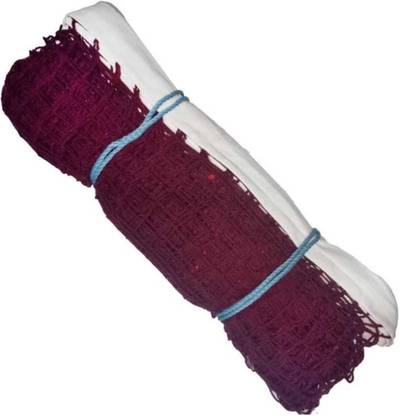 Sports King Badminton Net Cotton Solid Quality (Maroon) 1pcs Badminton Net