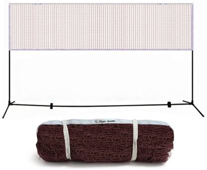 Jager-Smith Stork Nylon Badminton Net for Outdoor, Indoor Badminton Sports (Made in India) Badminton Net
