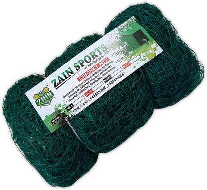 Zain Sports S21 10X5Ft Ground Nylon Practice Cricket Net Cricket Net