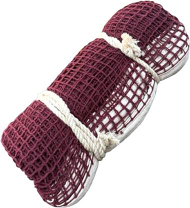 KAPY Cotton Badminton Net Brown for Practice and Fun for Kids Adults Professionals Badminton Net