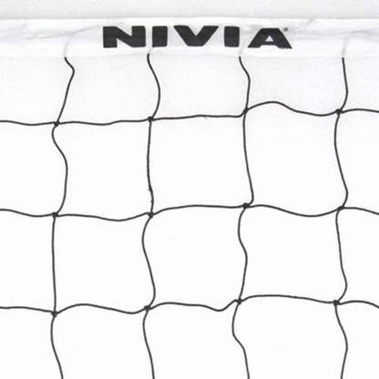 NIVIA " Knotless Volleyball Net" with Metal Wire Rope Volleyball Net