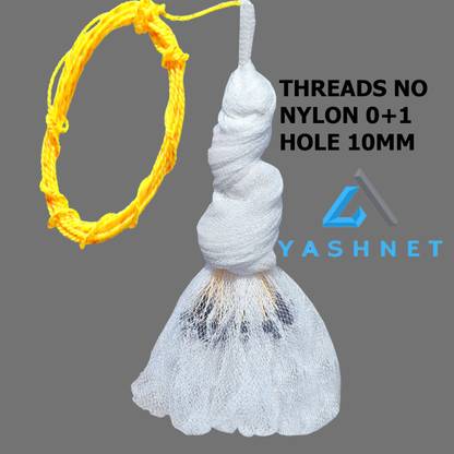 YASHNET CASTNET 8. FEET HEIGHT 2.5KG WEIGHT 8MM THREADS NYLON NO1 Fishing Net