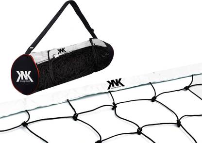 KNK Volleyball Net Heavy Duty Machine Made Nylon (4 Side Matty Tape) Volleyball Net