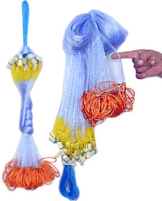 YASHNET 1 FINGER GILLNET 25MM MESH SIZE 50 FEET LENGTH GILLNET SHISHAJAAL Fishing Net