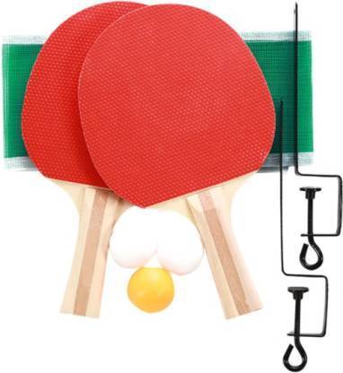 keycraze Portable Table Tennis Net Bracket Ping-Pong Paddles Kit Table Tennis Net