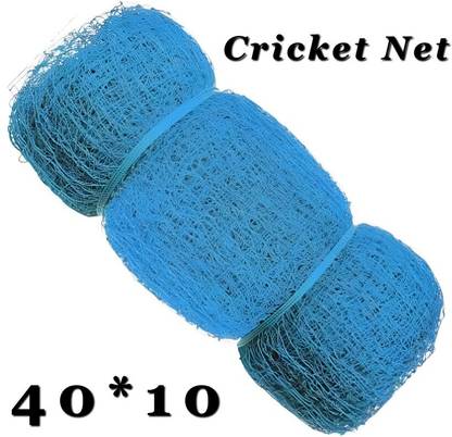 I2SERVICES Cricket Net 40x10 ft - Durable Nylon HDPE Practice Net Cricket Net