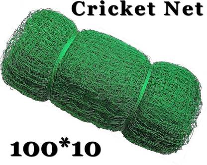 I2SERVICES Cricket Net 100x10 ft - Durable Nylon HDPE Practice Net Cricket Net