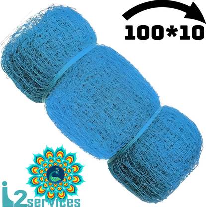 I2SERVICES Cricket Practice Net – Durable Nylon Net for Intense Training Session (100*10Ft) Cricket Net