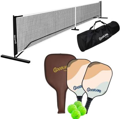 goodland Premium Pickleball Play Set Carbon Fiber With Net (SOHO) Tennis Net