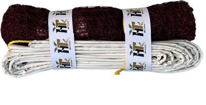 HT TREADERS Nylon badminton net with hea border tape Badminton Net