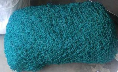 Acronet Cricket Net Batting Practice Size green 70*10 Feet Roof not included Cricket Net