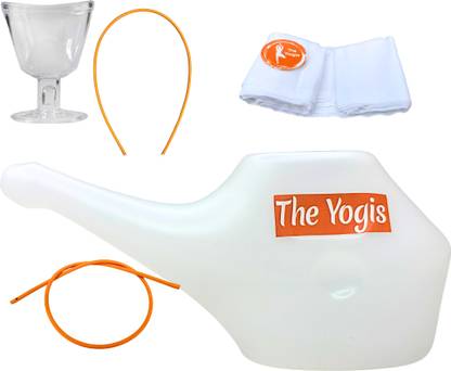 The Yogis Plastic White Neti Pot