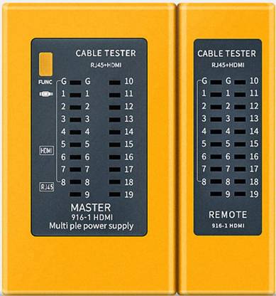 SCALEBEE 2in1 Cable Tester,RJ45 Network Cable Tester,HDMI & RJ45 Cable Continuity Checker Network Interface Card