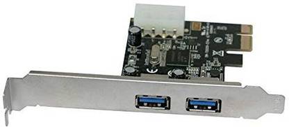 Mak World PCI Express Card with 2 Ports USB 3.0 PCI-EX Card Network Interface Card