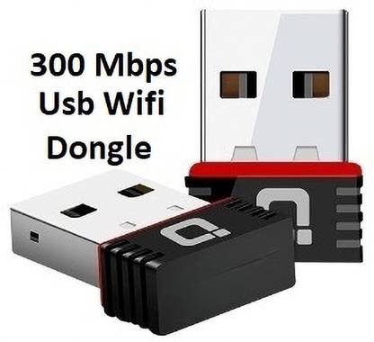 EXPERTRONICS 300Mbps Support Wireless data transmission USB v2.0 High-speed mode Network Interface Card