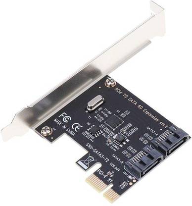 Mak World PCI Express to SATA3.0 2-Port SATA III Expansion Controller Adapter Card 6G Network Interface Card