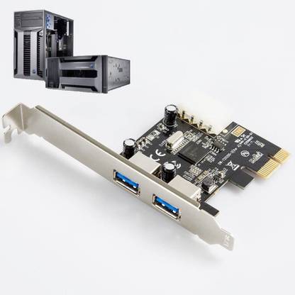 RuhZa NA 0 GB Desktop NA IDE Internal Hard Disk Drive (HDD) (PCI Express Card 2 Port USB 3.0 with 5V 4-Pin Power Connector up to 5 Gbps Speed)