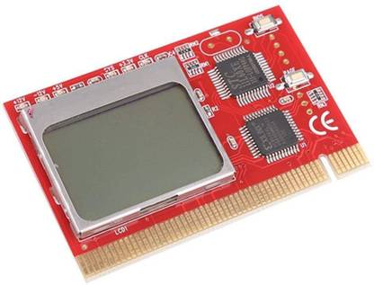 Buyyart New Large LCD PCI PC Computer Motherboard Analyzer Tester Diagnostic Card With User Manuals Electronic Components Electronic Hobby Kit