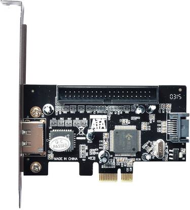 PremiumAV Pci-e PCI Express Controller Card IDE SATA eSATA Internal External RAID Adapter Network Interface Card