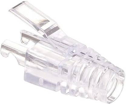 EXPERTRONICS Pass Through Transparent Boot Cap - 50 PCS Network Interface Card