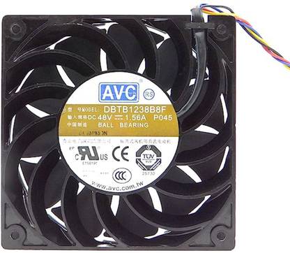 Electronic Spices AVC DBTB1238B8F Server - Square Fan P045, DC 48V 1.56A DBTB1238B8F Rack Server